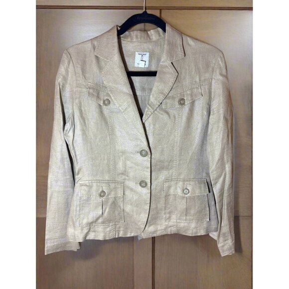 Linen Tailored Blazer - Picture 1 of 4